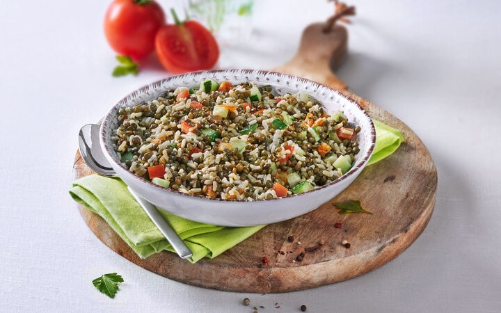 Poêlée de riz et lentilles à la libanaise (Numéro d’article 06788)