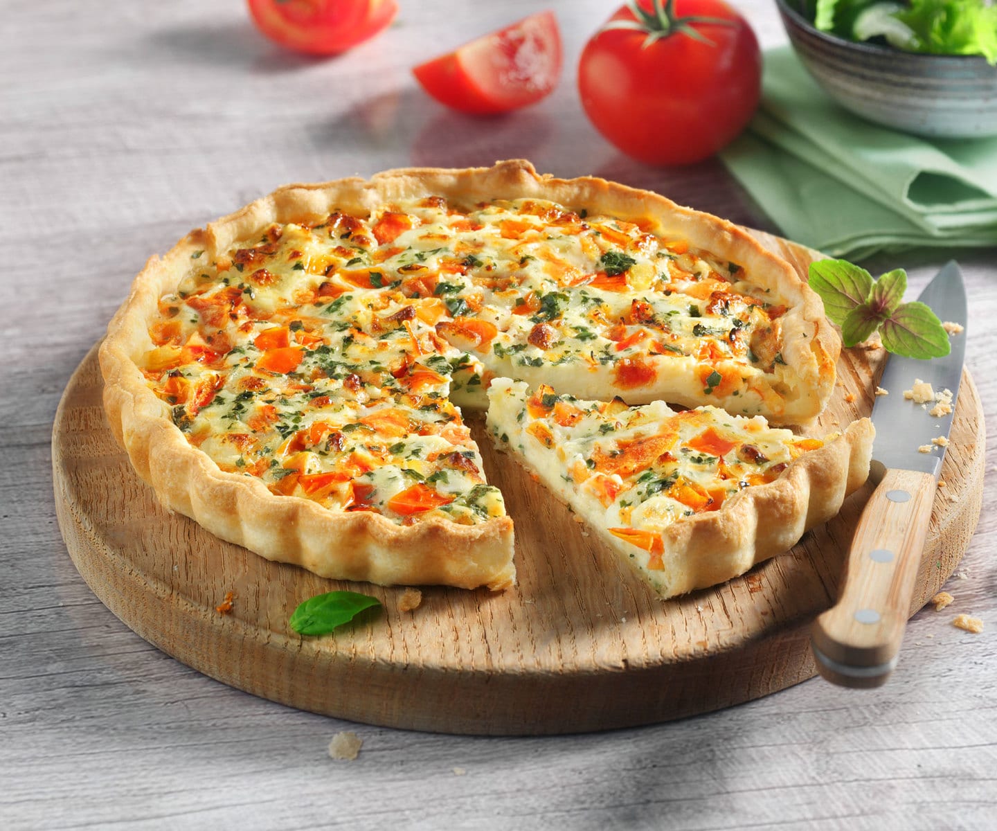 Tarte Tomates Mozzarella Et Pesto 16166 Livraison Gratuite