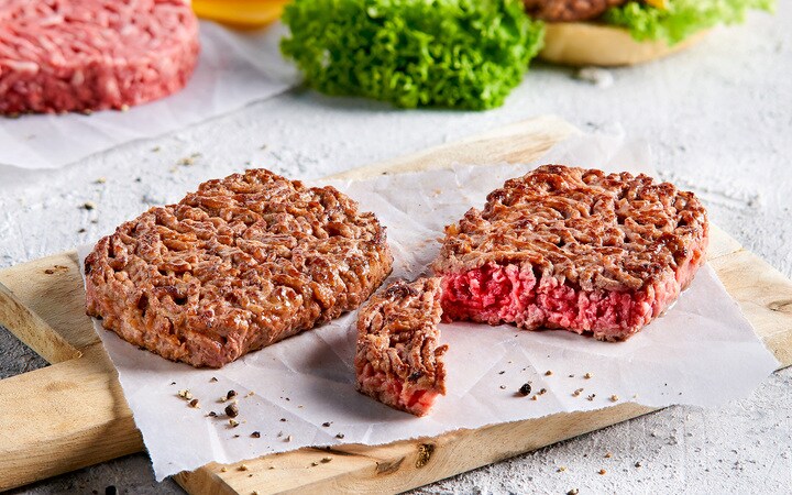 Maxi steaks hachés VBF façon bouchère – nature (Numéro d’article 16350)