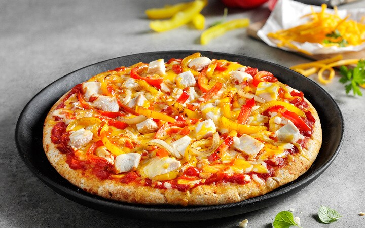 Giant American pizza - Chicken BBQ (Numéro d’article 16692)