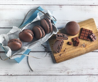 Macarons chocolat (Numéro d’article 16818)
