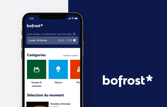 L'application bofrost* au nouveau design intuitif