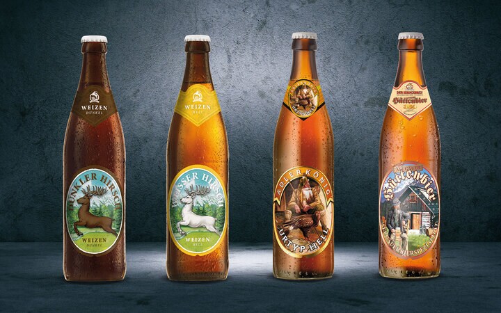 Assortiment de 4 bières bavaroises (Numéro d’article 16554)