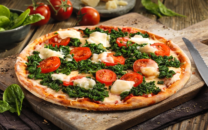 Pizza spinaci grana padano (Numéro d’article 01189)