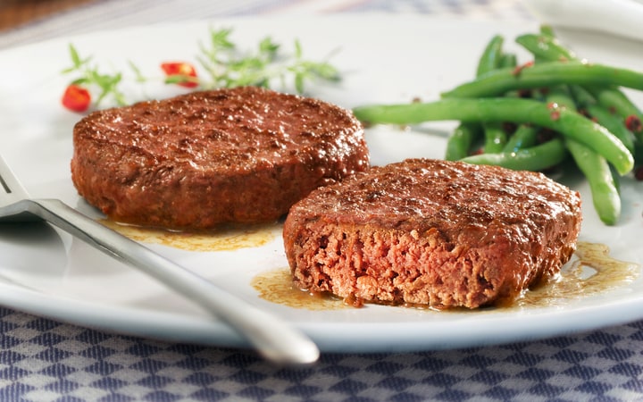 Steaks hachés pur boeuf – nature (Numéro d’article 06310)